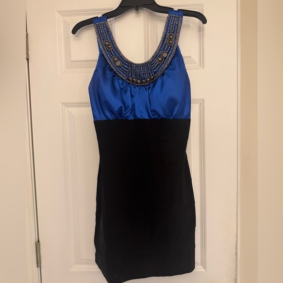 Trixxi Dresses & Skirts - Trixxi Royal Blue and Black Dress